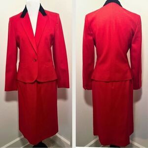 VINTAGE Saks Fifth Avenue | Sanyo | Wool | Set | Skirt | Blazer | Suit | NWOT
